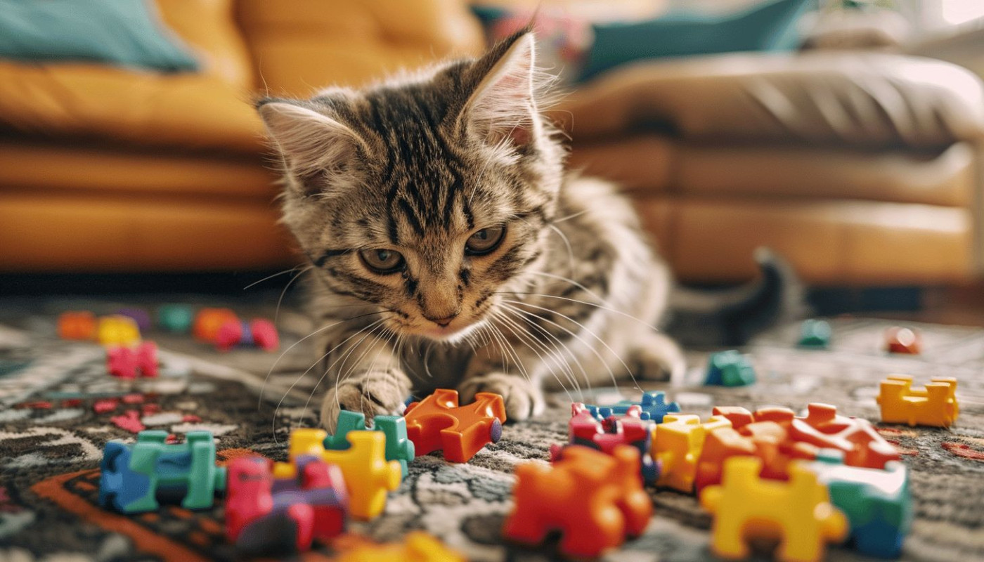 Jeux intellectuels pour chats stimuler mentalement votre félin pour éviter l'ennui